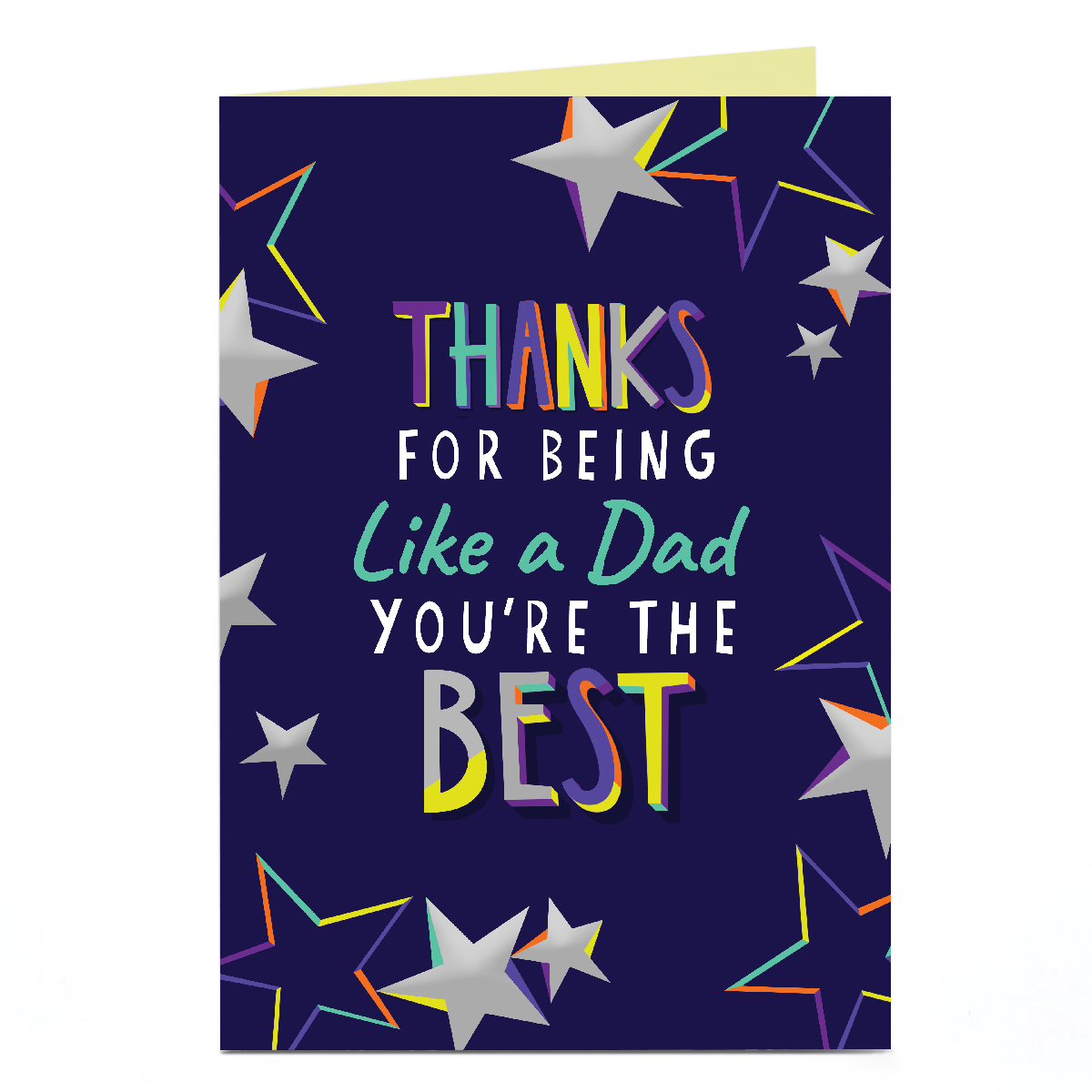 Personalised Father's Day Card - Thanks for Being