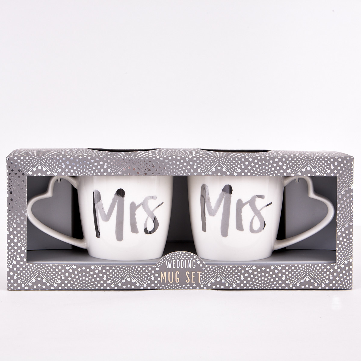 Mrs & Mrs Wedding Mug Set