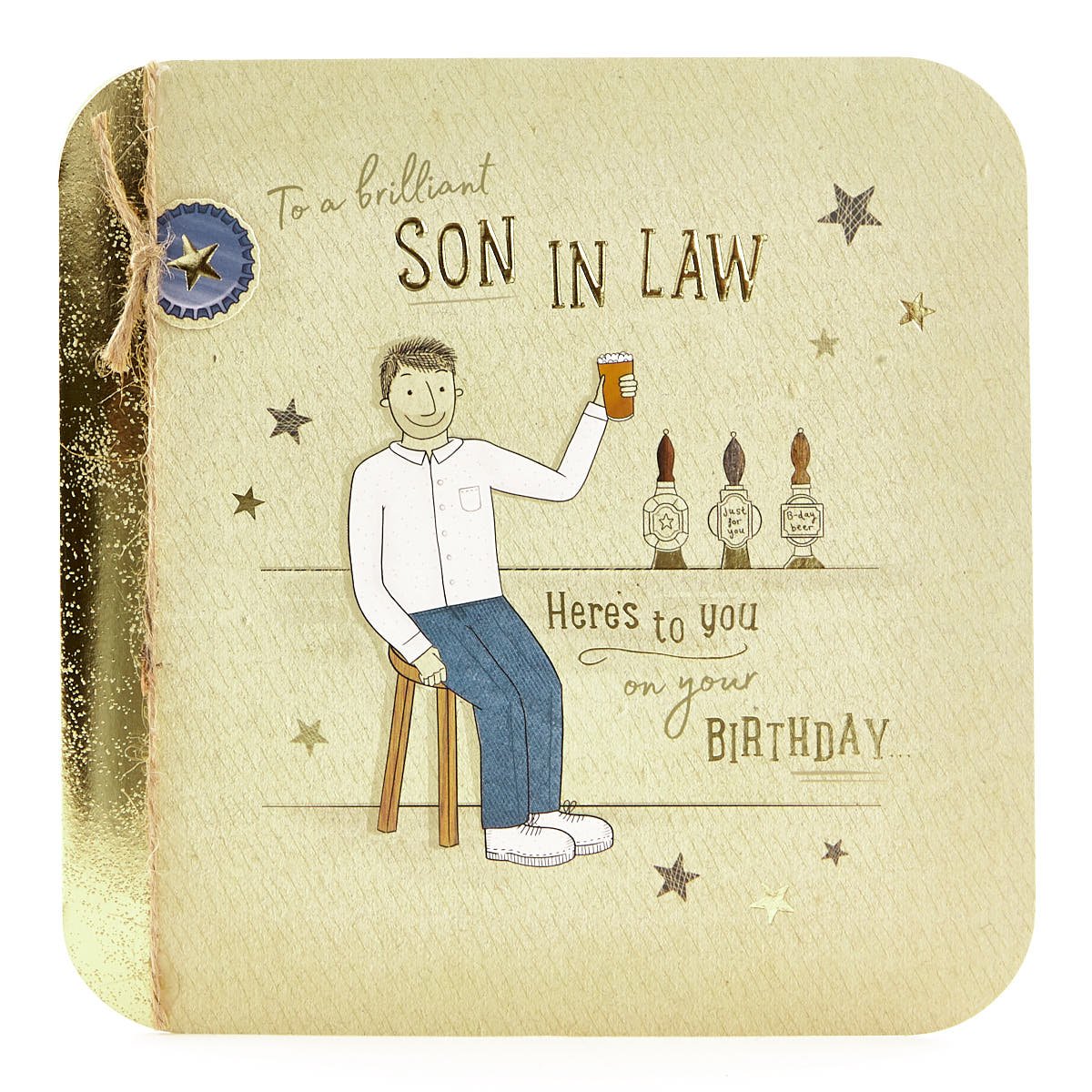 Exquisite Collection Birthday Card - Brilliant Son In Law