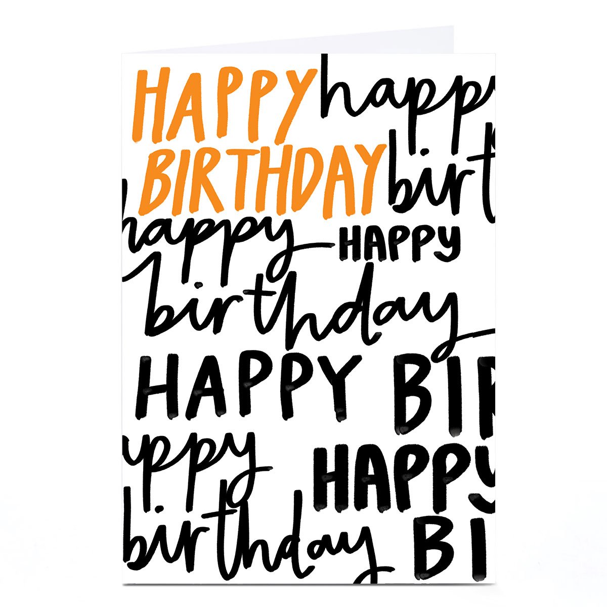 Personalised Birthday Card - Happy Birthday Doodle