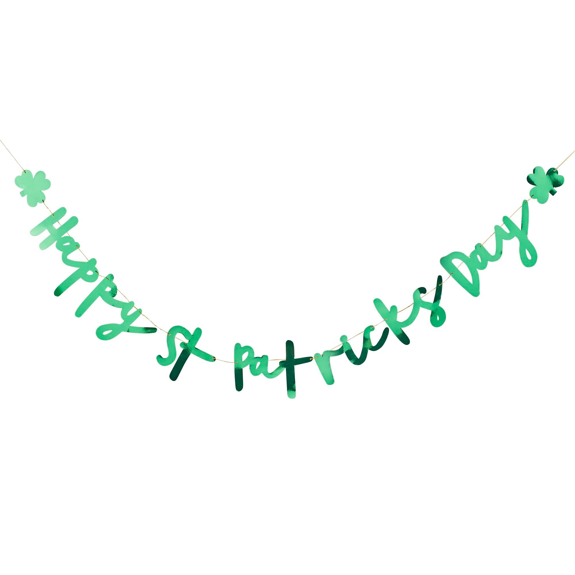 Happy St. Patrick's Day Card Banner 