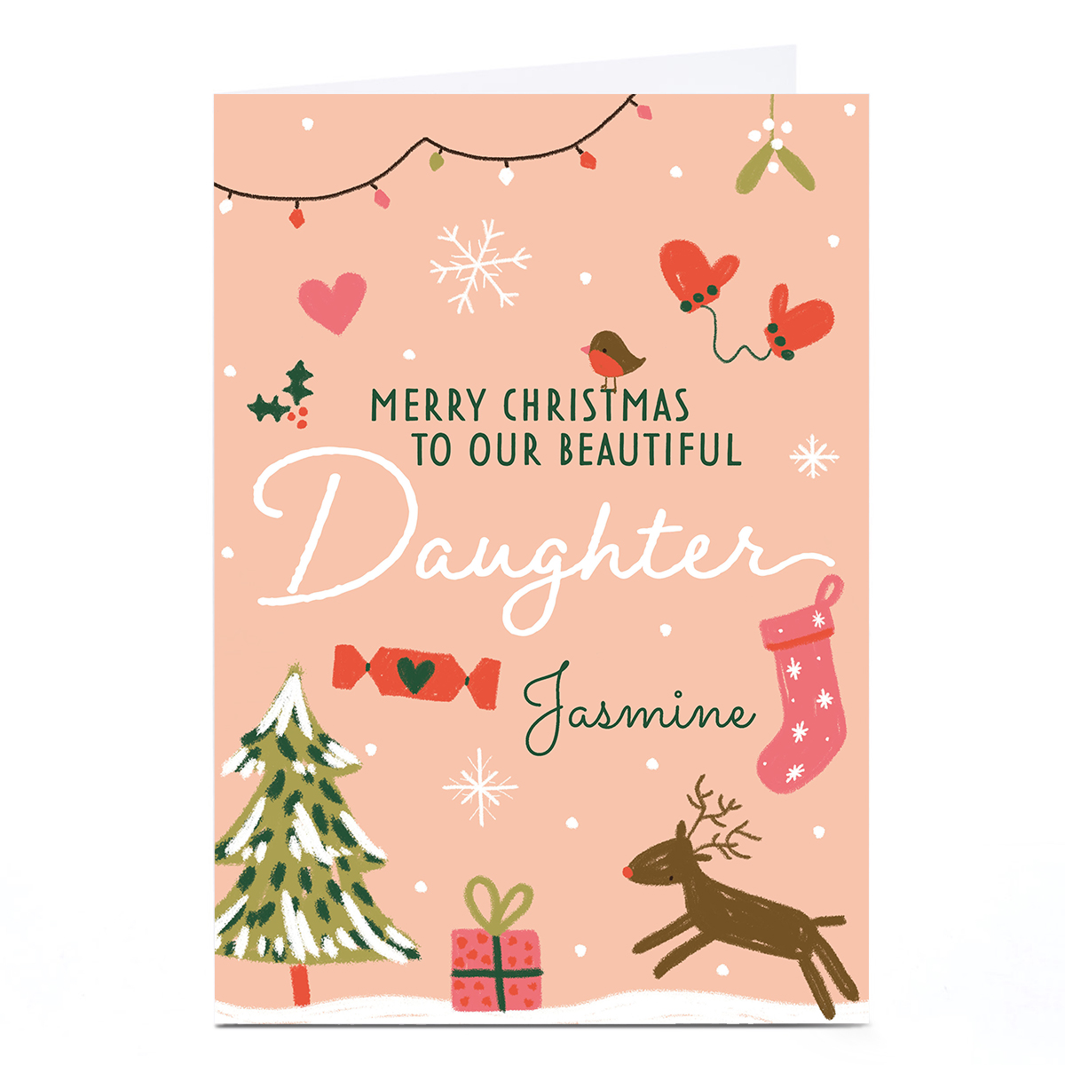 Personalised Juniper & Rose Studio Card - Daughter
