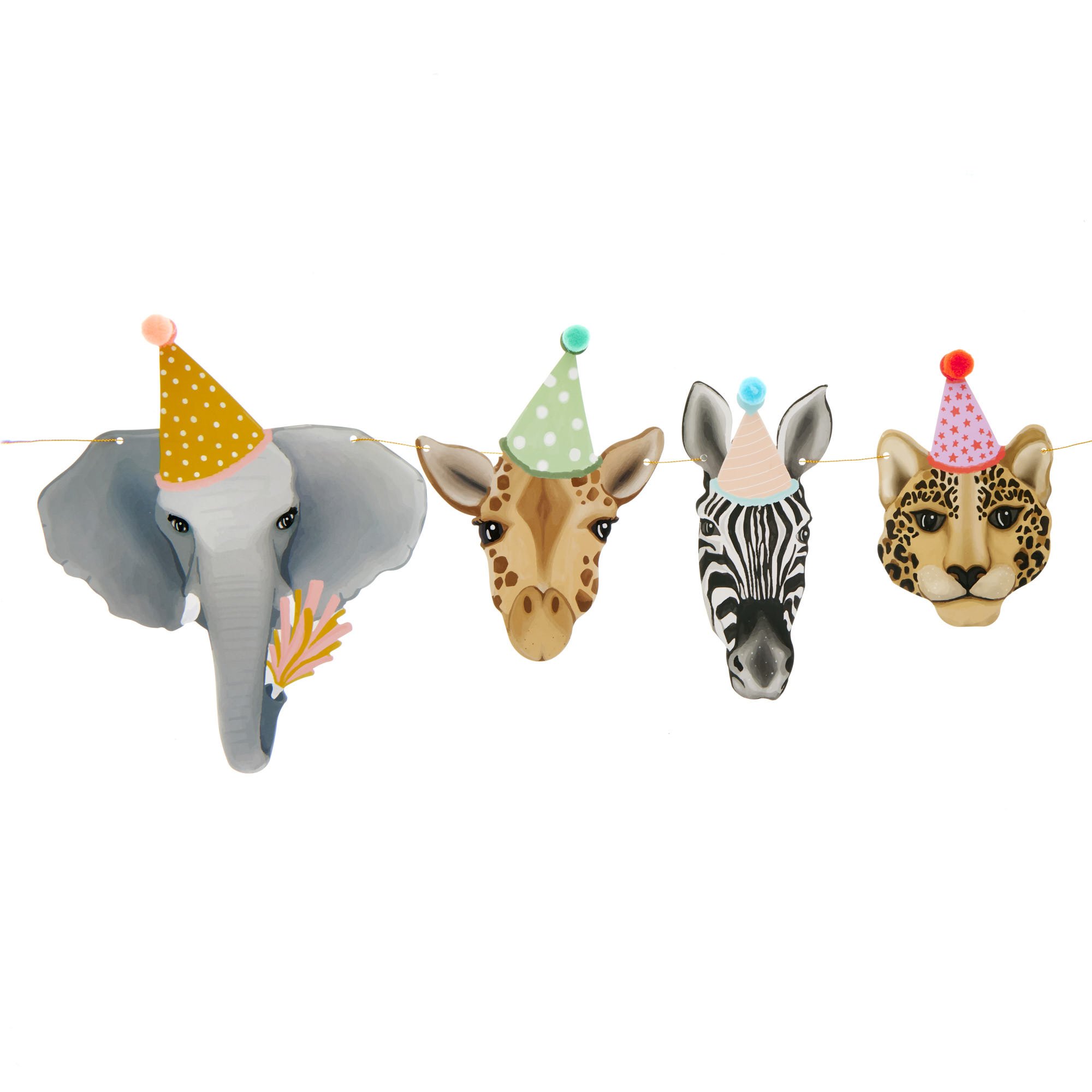 Let's Get Wild Party Tableware & Decorations Bundle - 8 Guests