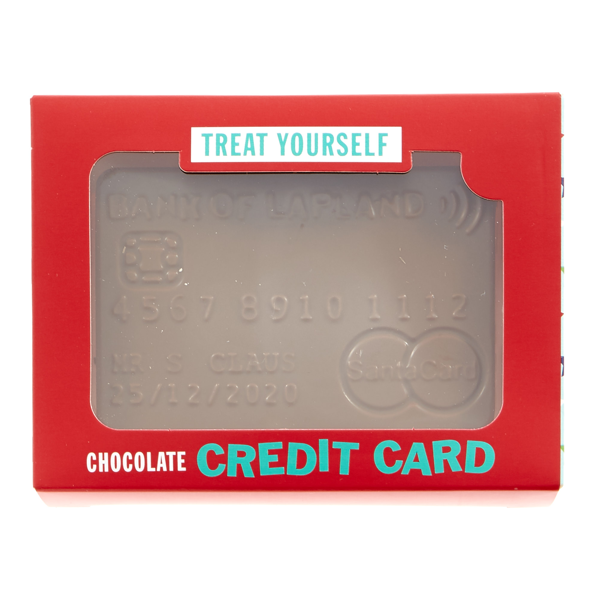 Chocolate Santa Claus Credit Card