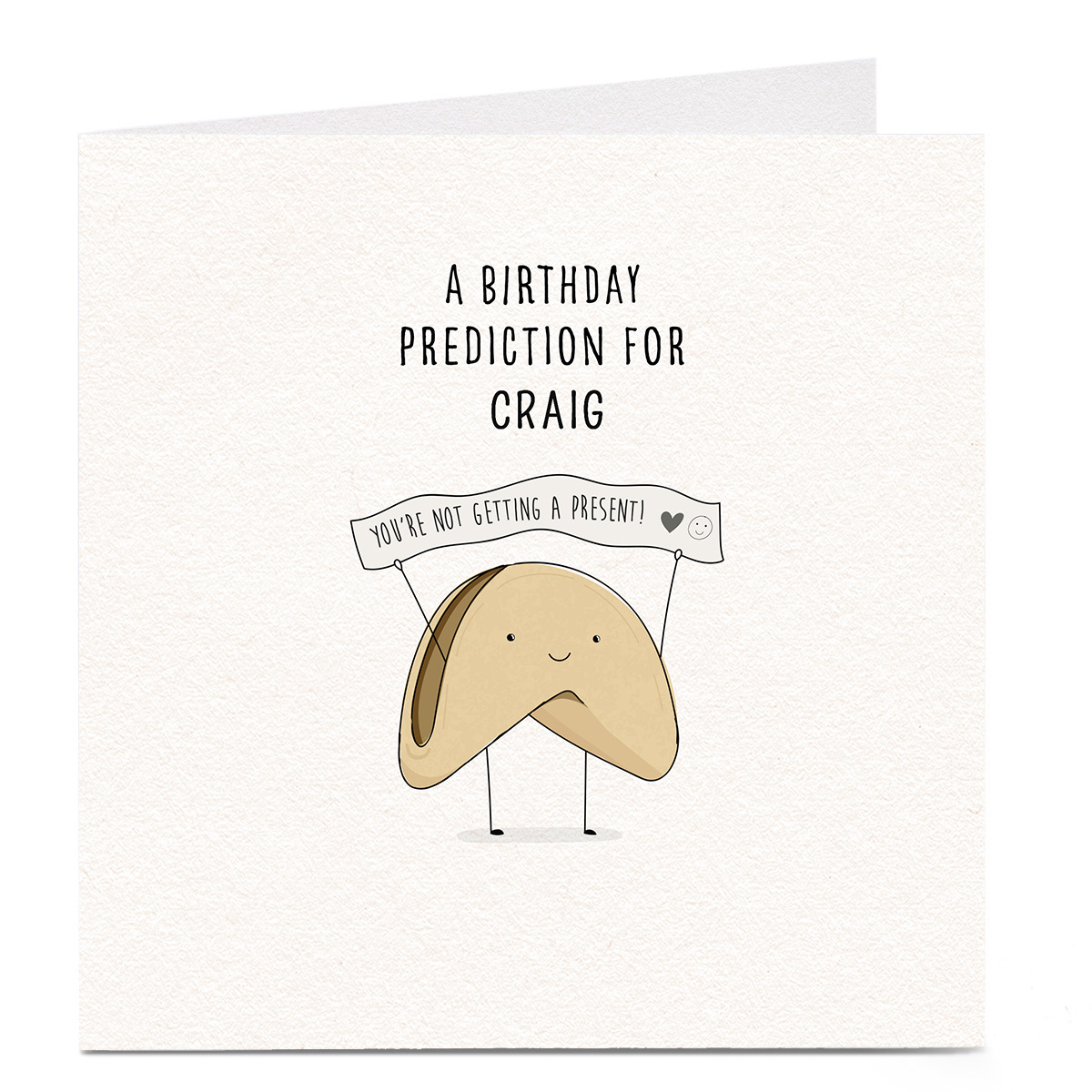 Personalised Birthday Card - A Birthday Prediction
