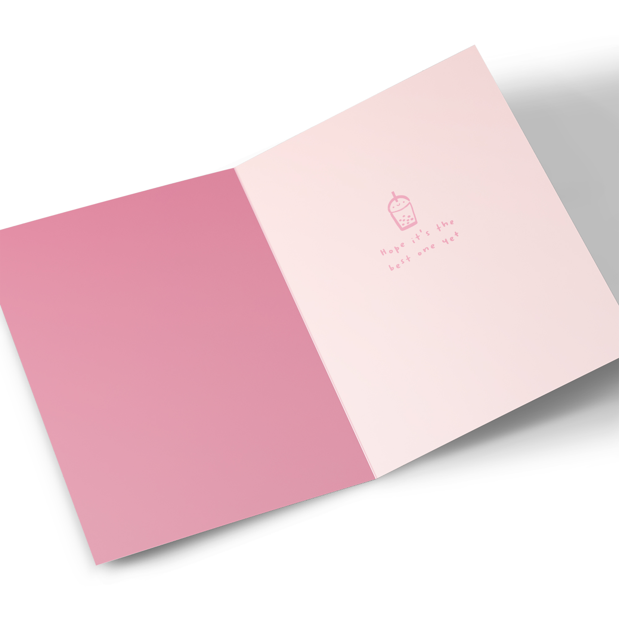 13th Birthday Card - Boba Bubble Tea