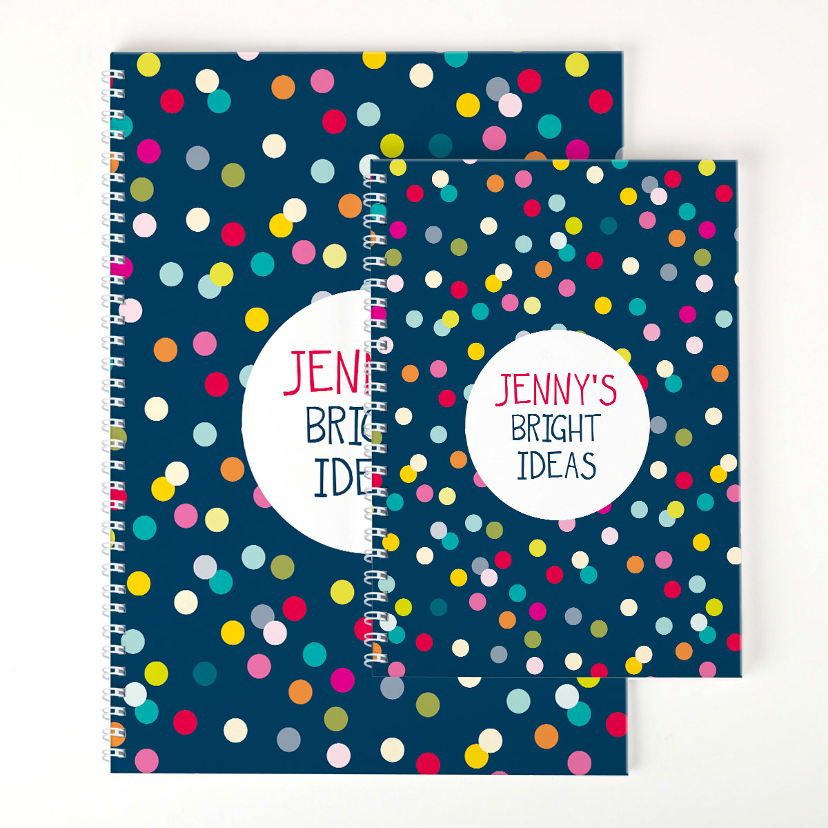 Personalised Notebook - Bright Idea Spots