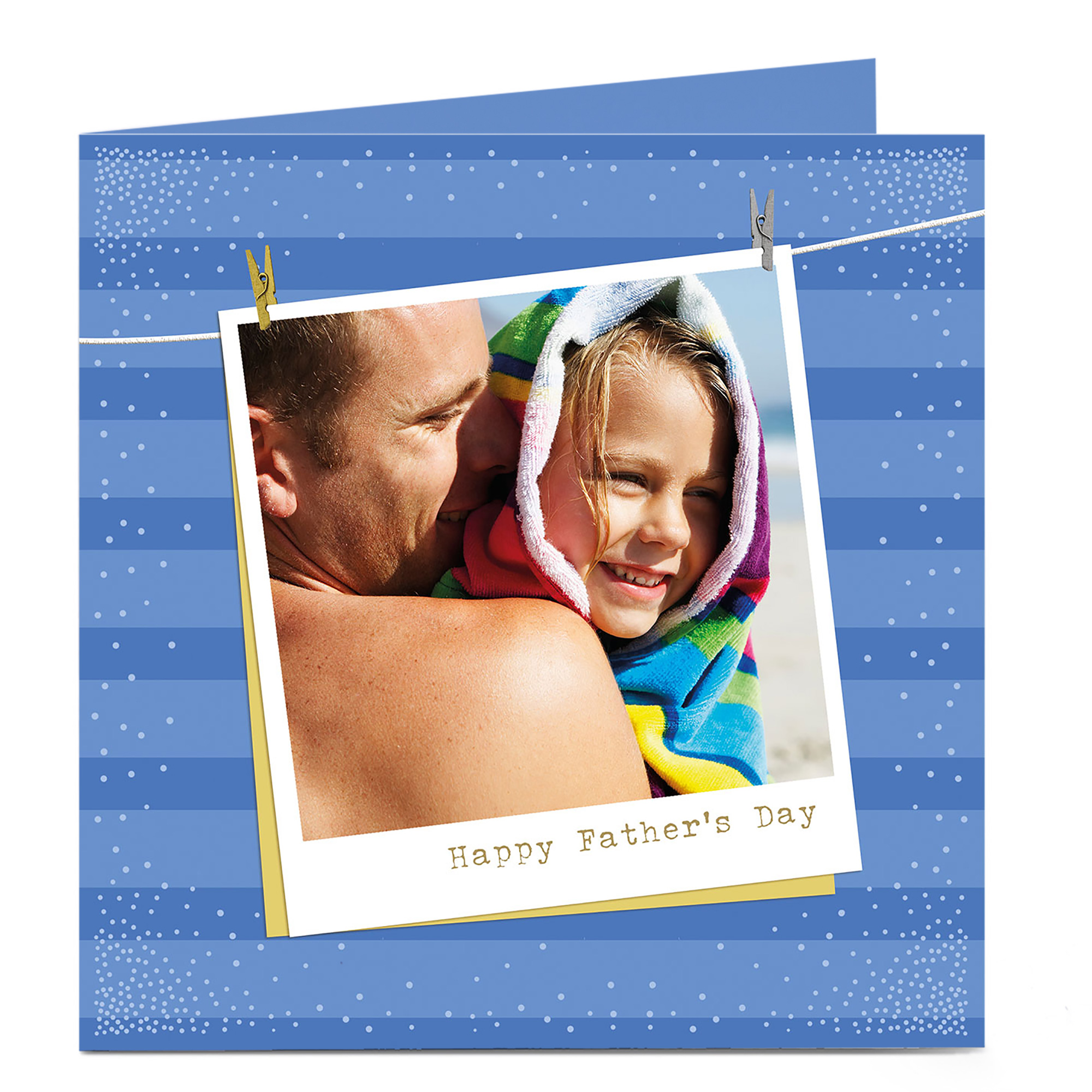 Photo Upload Father's Day Card - Polaroid Photo
