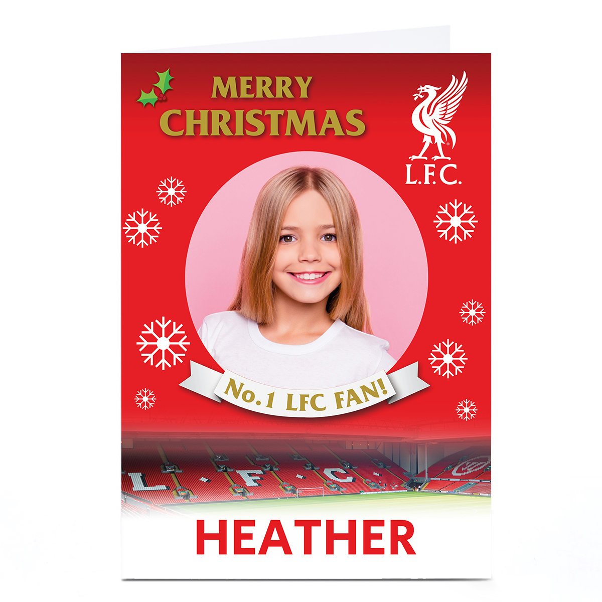 Photo Liverpool FC Christmas Card