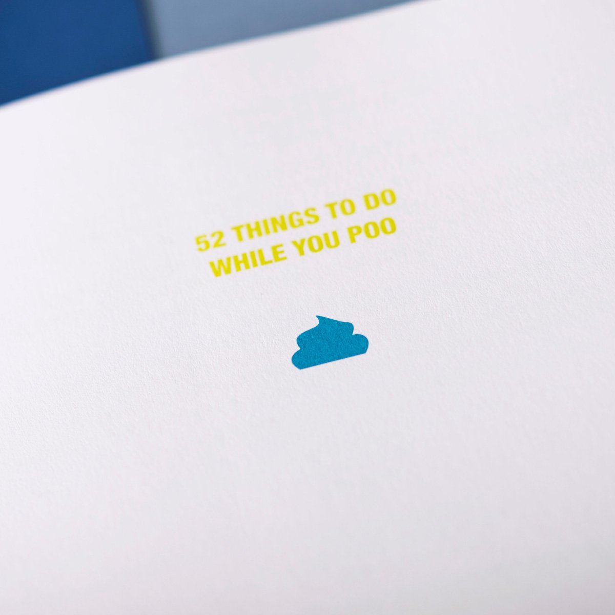 52 Things To Do While You Poo Book