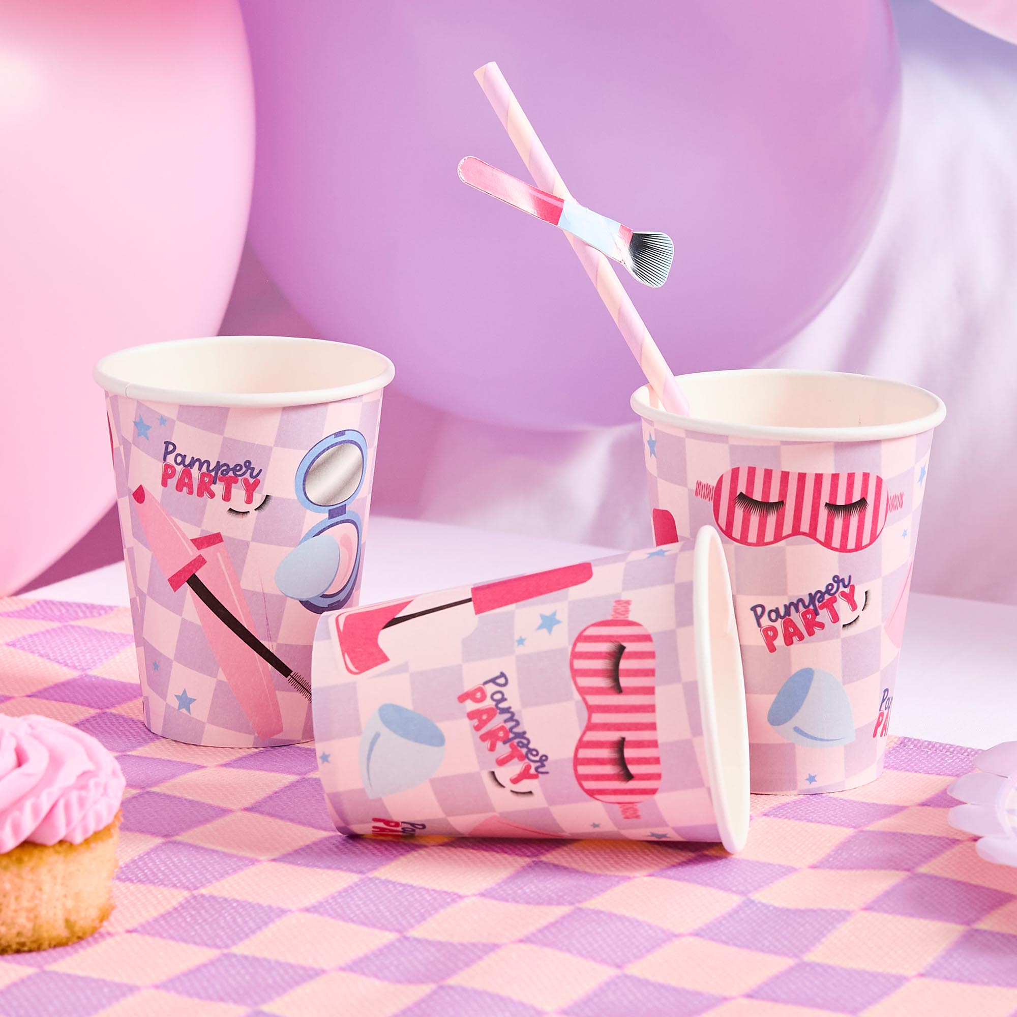 Pamper Party Paper Cups - Pack of 8