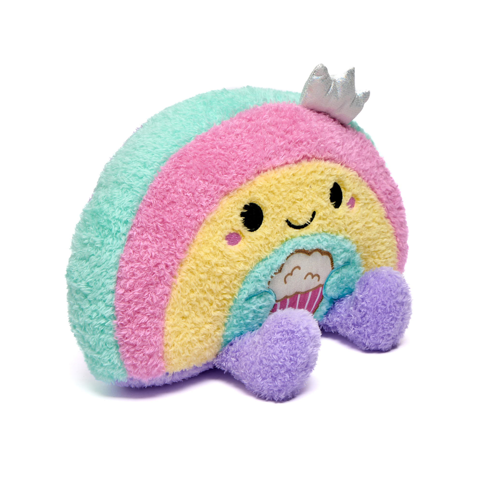Rainbow & Popcorn Soft Toy