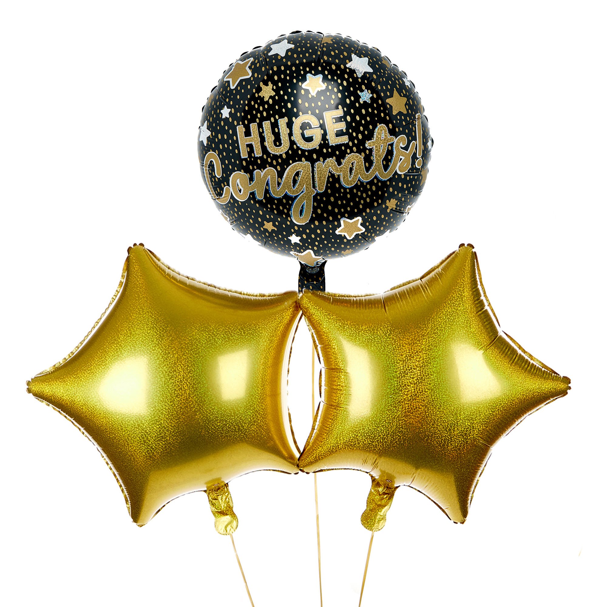 Huge Congrats Balloon Bouquet - DELIVERED INFLATED!