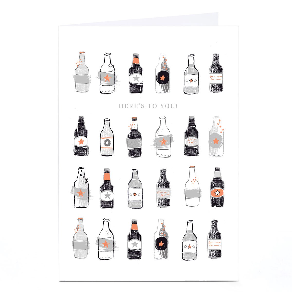 Personalised Birthday Card - Beers to you