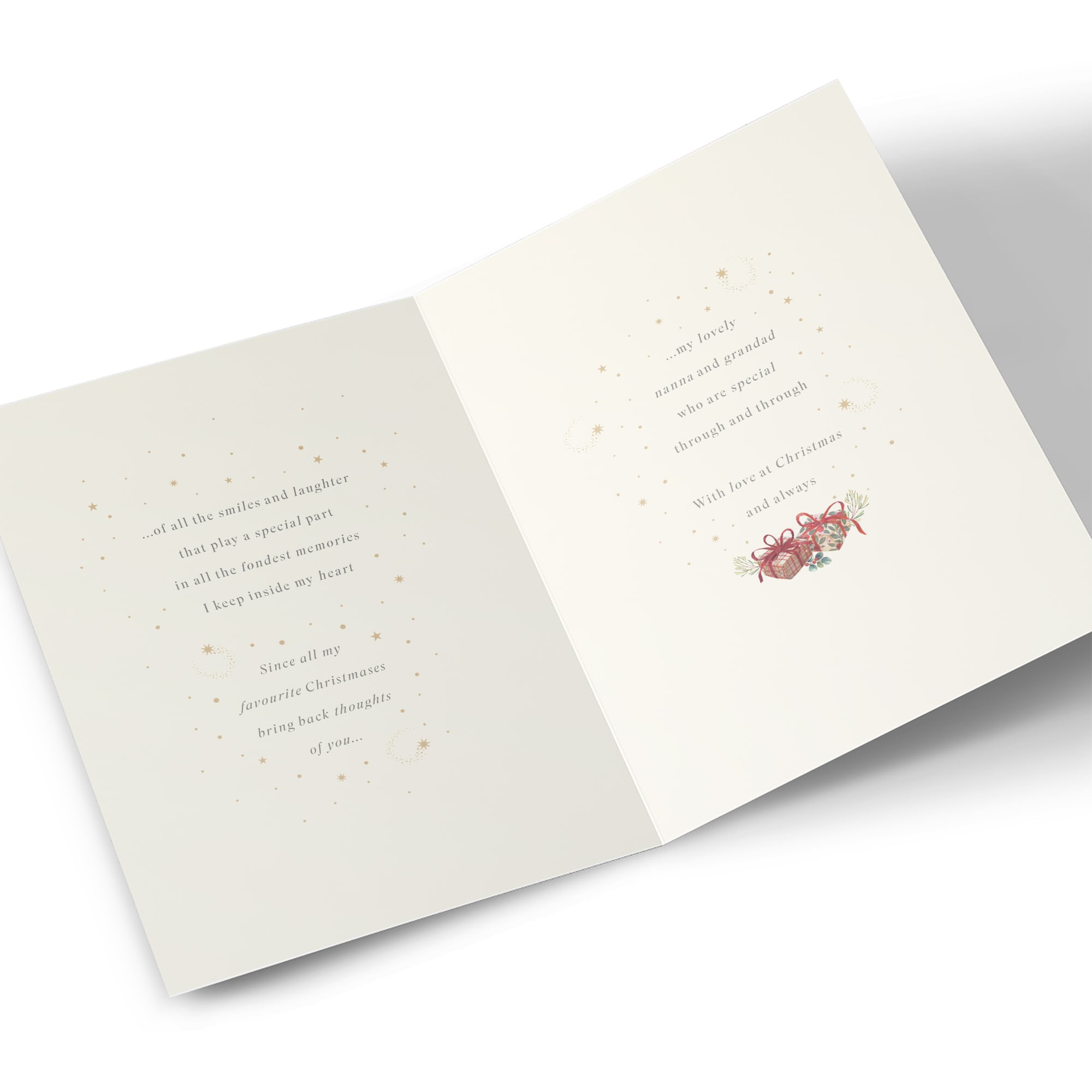 Christmas Card - Special Times Santa, Nanna & Grandad