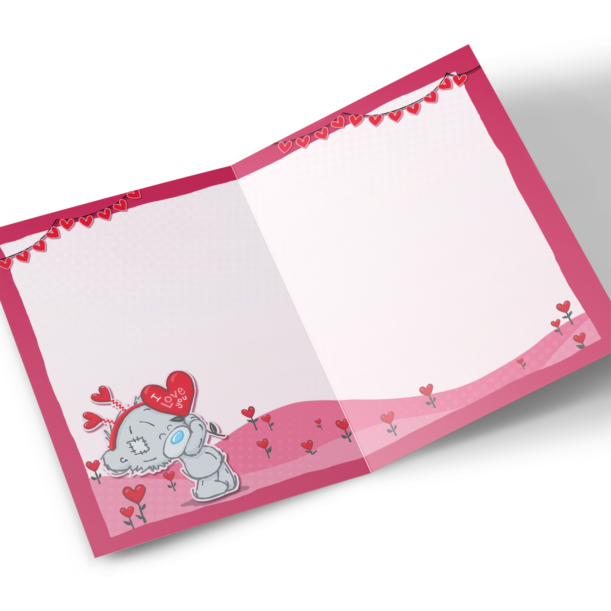 Personalised Tatty Teddy Valentine's Day Card - Mummy