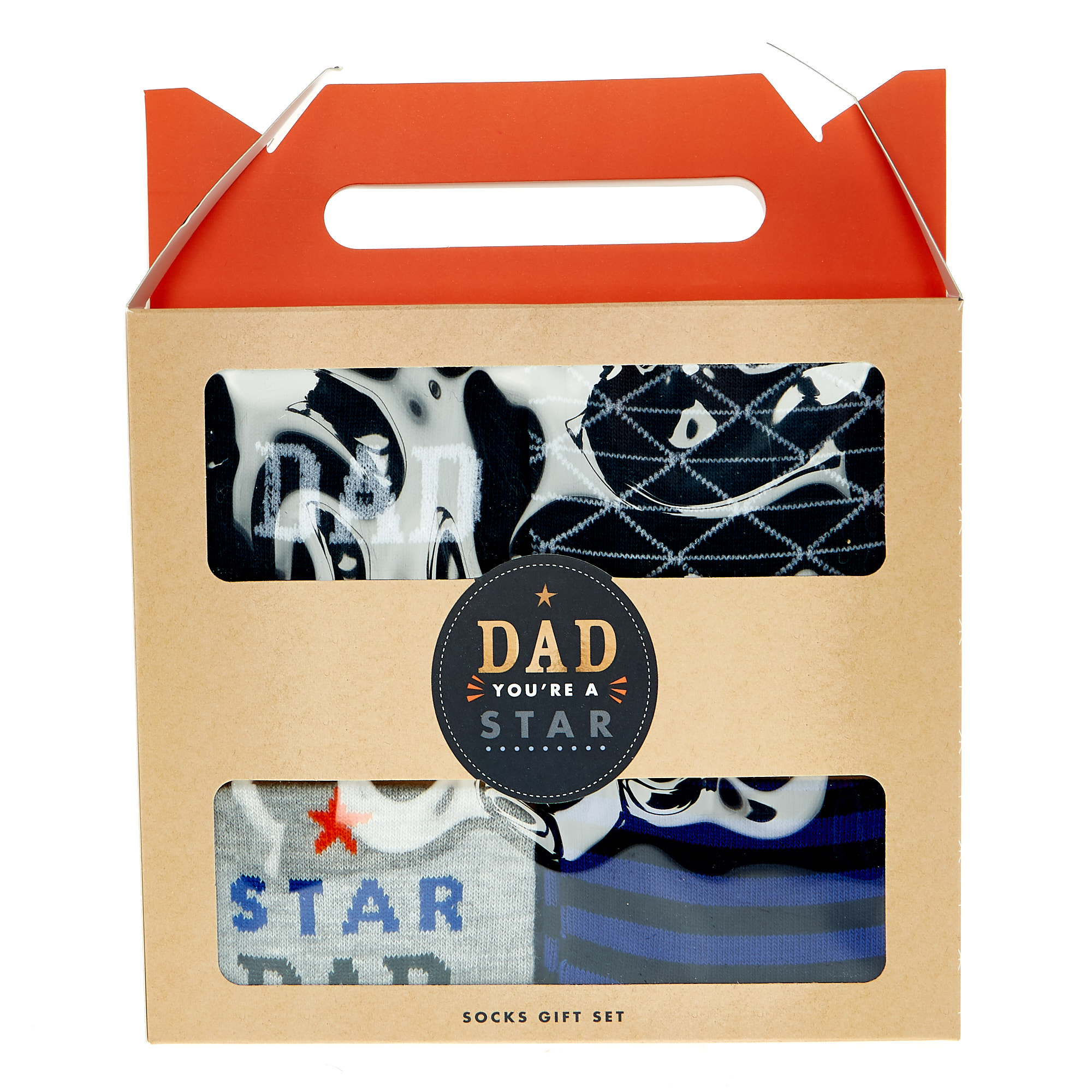 Star Dad Socks - Set Of 4 