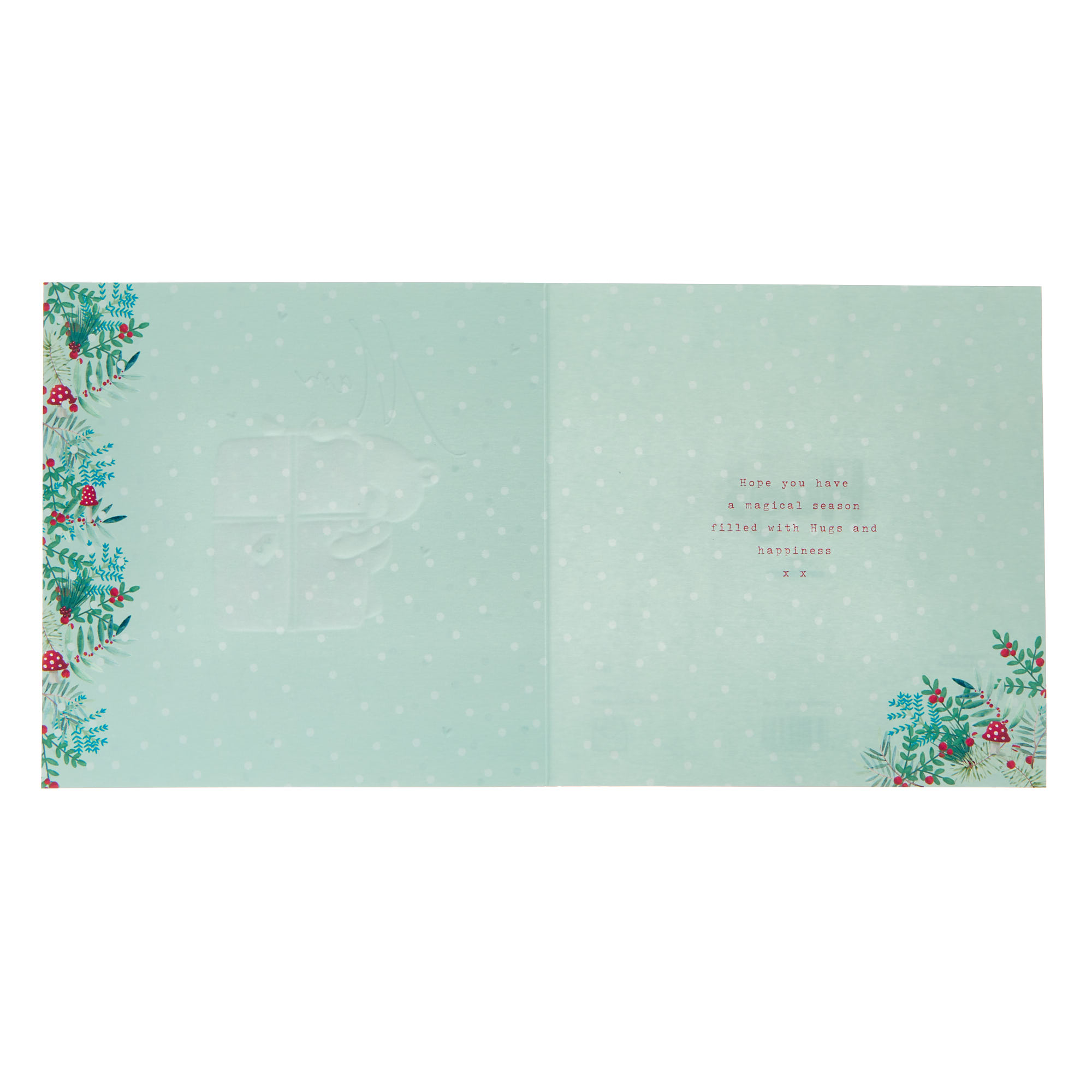 Mam Green Hugs Christmas Card