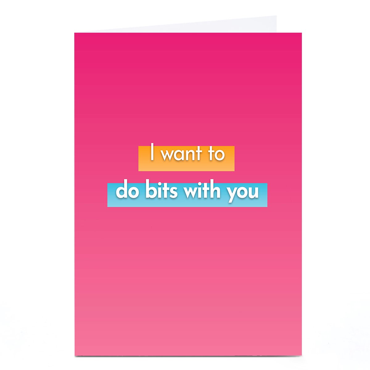Personalised Card - Do Bits with You