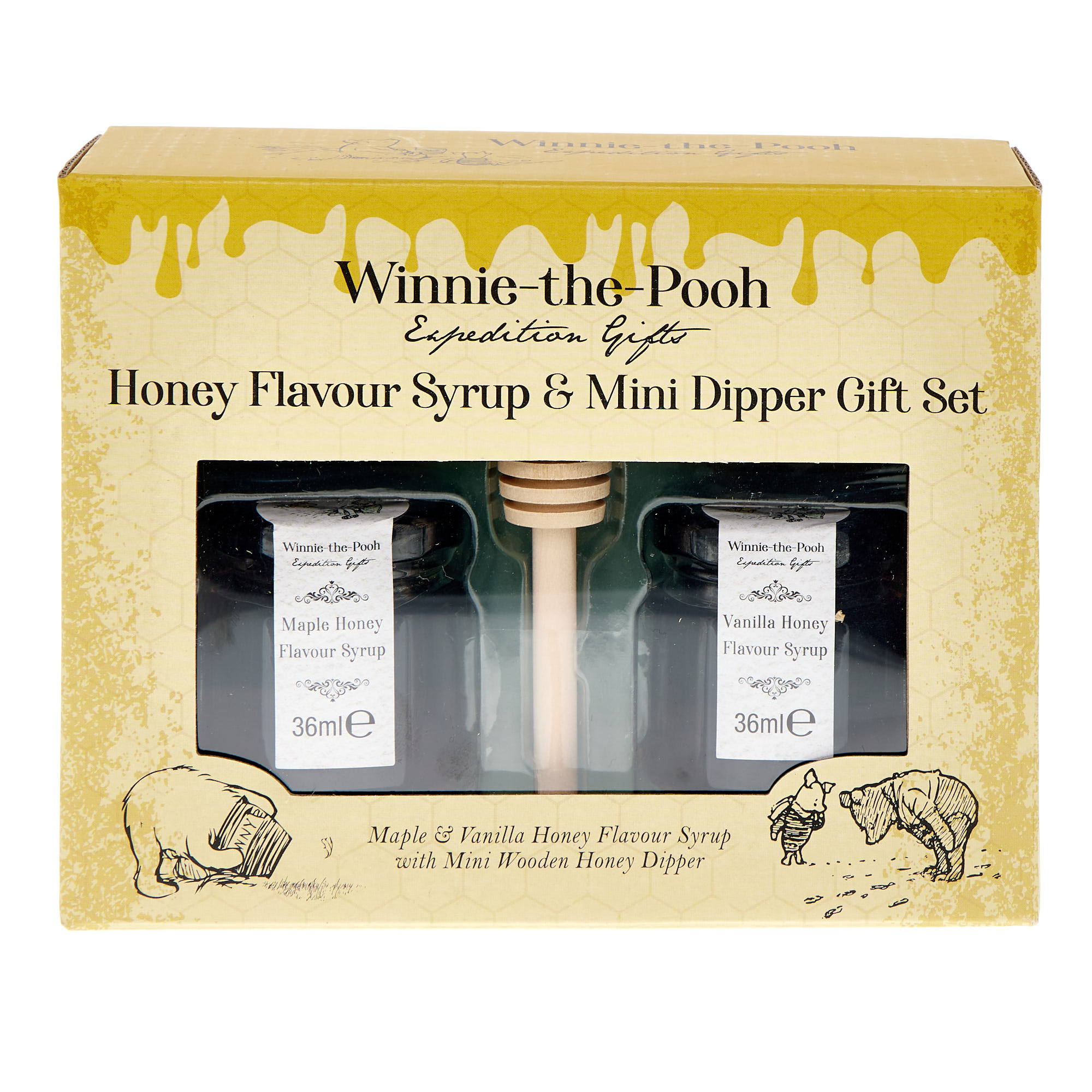 Winnie-The-Pooh Honey Syrup & Mini Dipper Gift Set