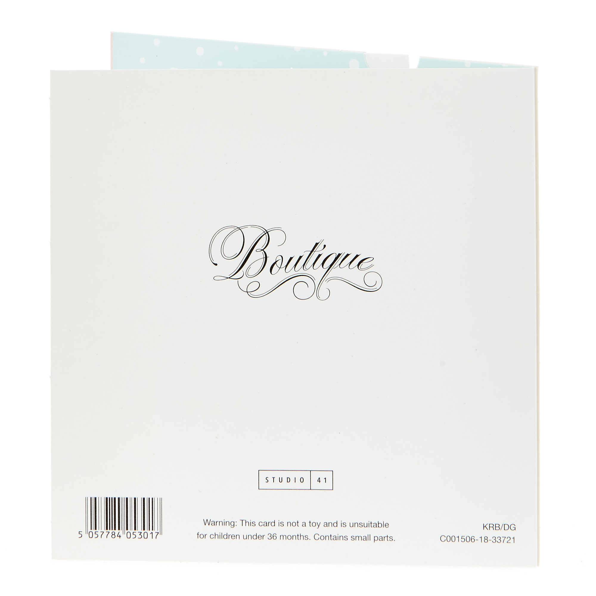 Boutique Collection Pull-Tab Christmas Card