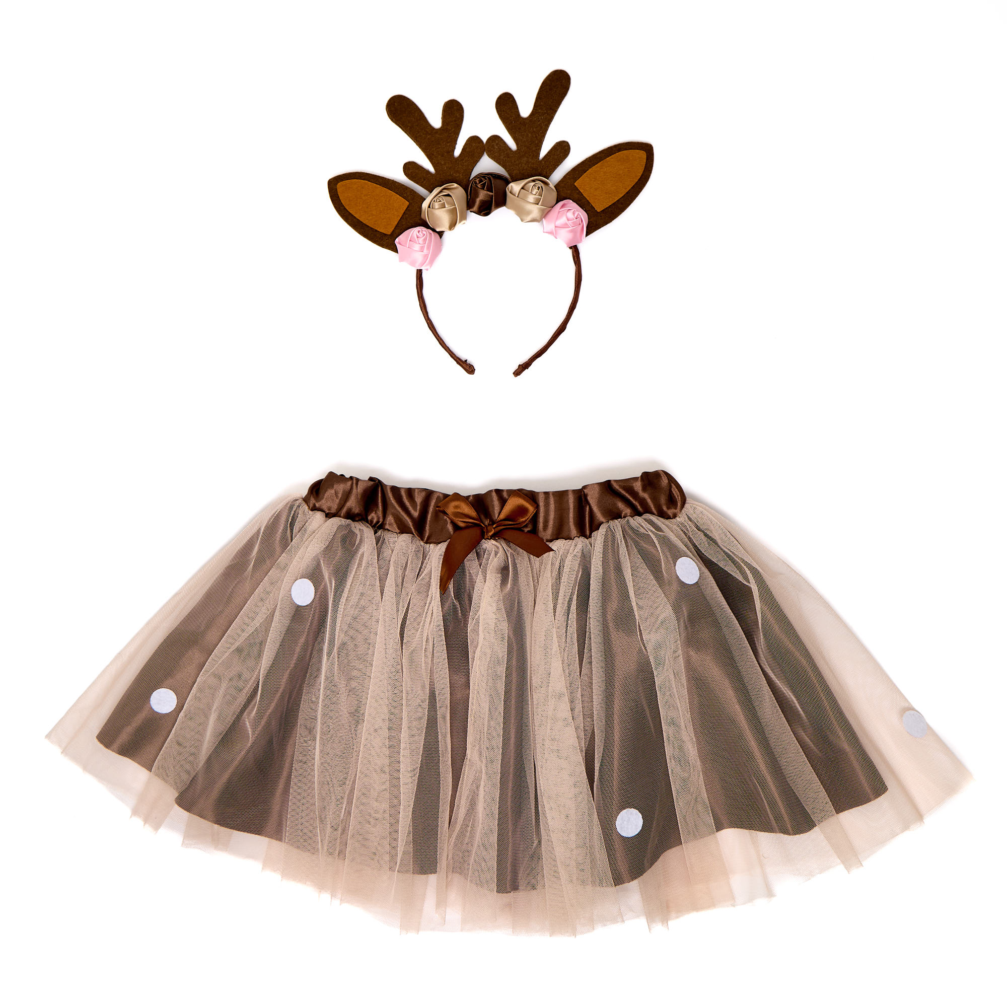 Children's Reindeer Tutu & Headband,  Children's Reindeer Tutu & Headband
