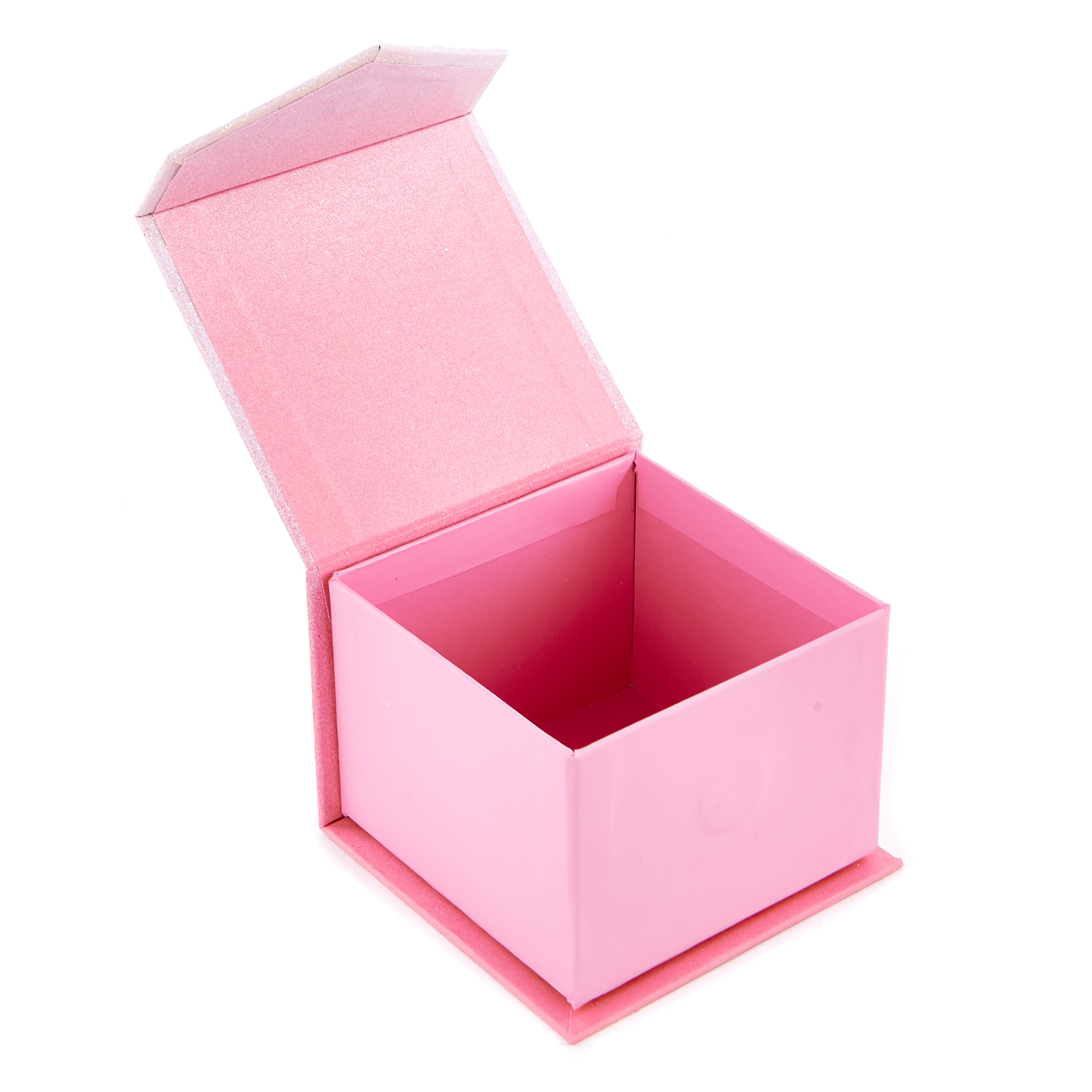 Pink Glitter Jewellery Boxes - Set Of 2