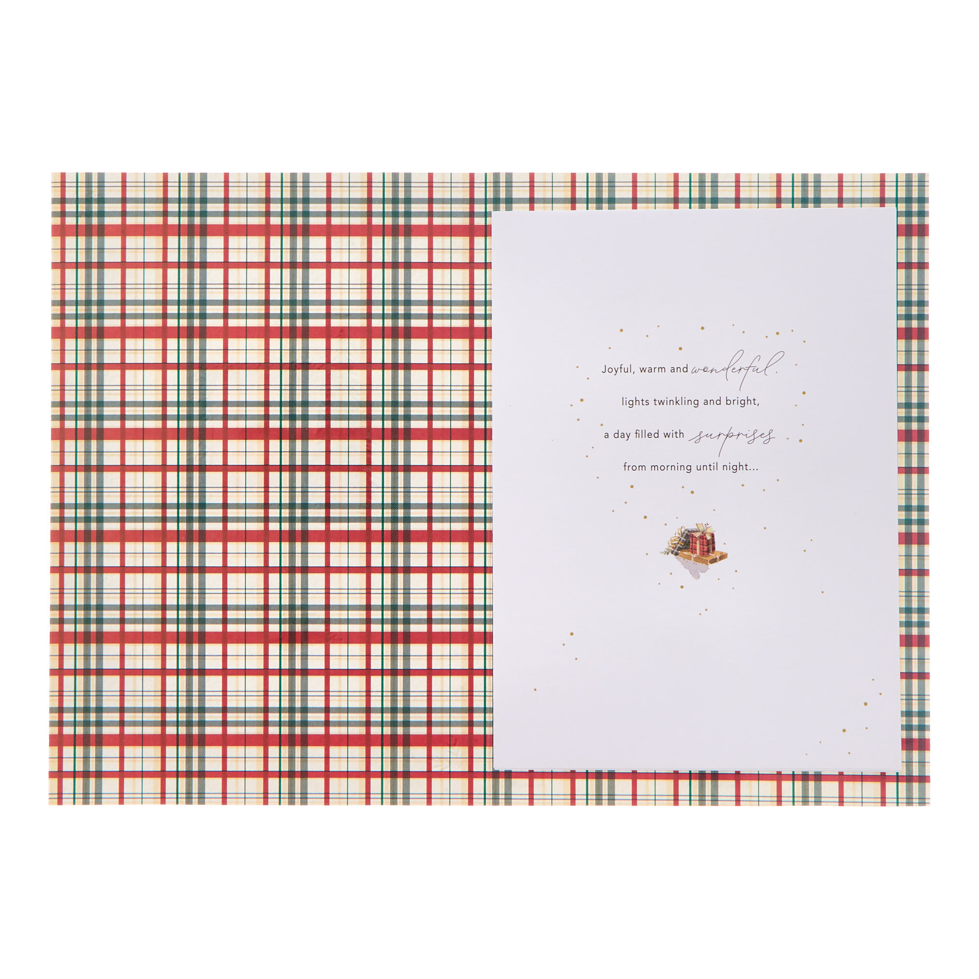 Special Couple Tree & Fireplace Christmas Card