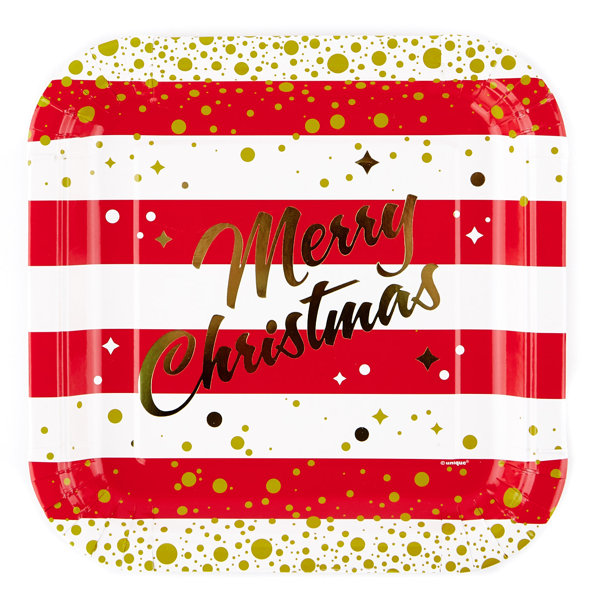 Buy Red & Gold Christmas Party Tableware Bundle 66 Pieces for GBP 10.