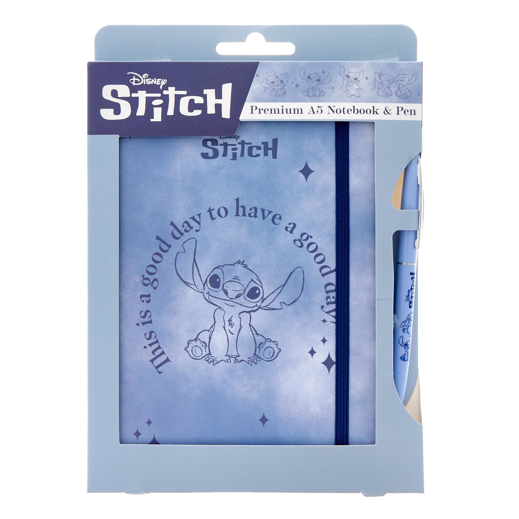 Disney Stitch Premium Notebook & Pen