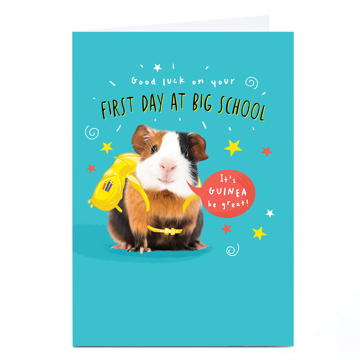 Personalised Back To School Card - First Day At Big School
