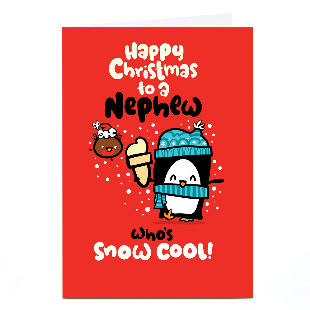 Personalised Fruitloops Christmas Card - Nephew
