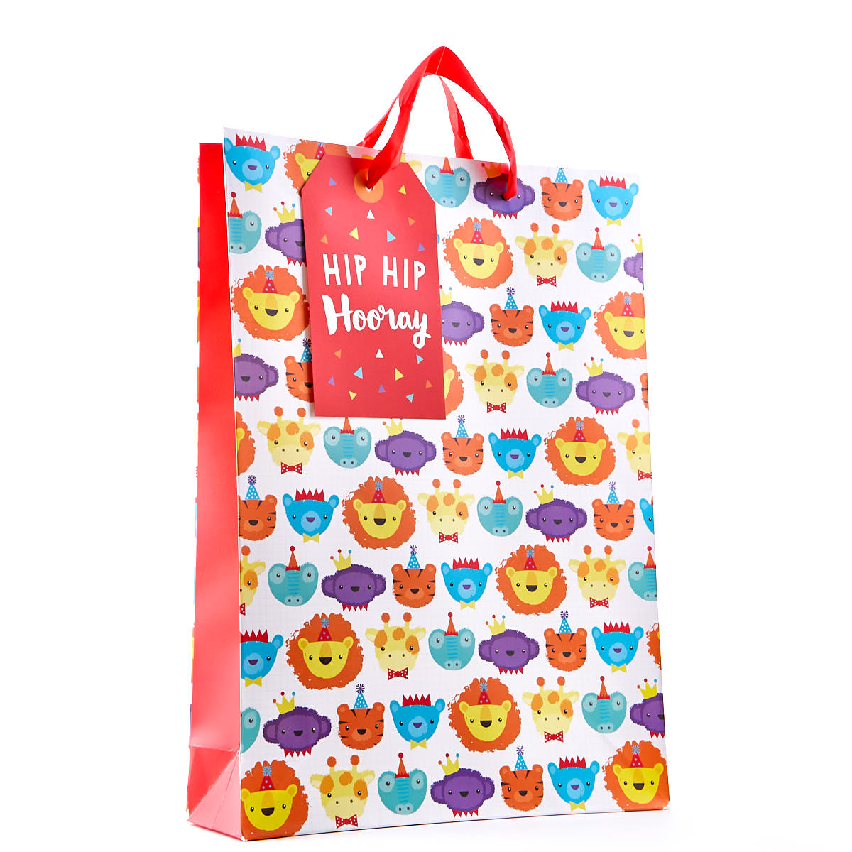 Extra Large Portrait Party Animals Gift Bag