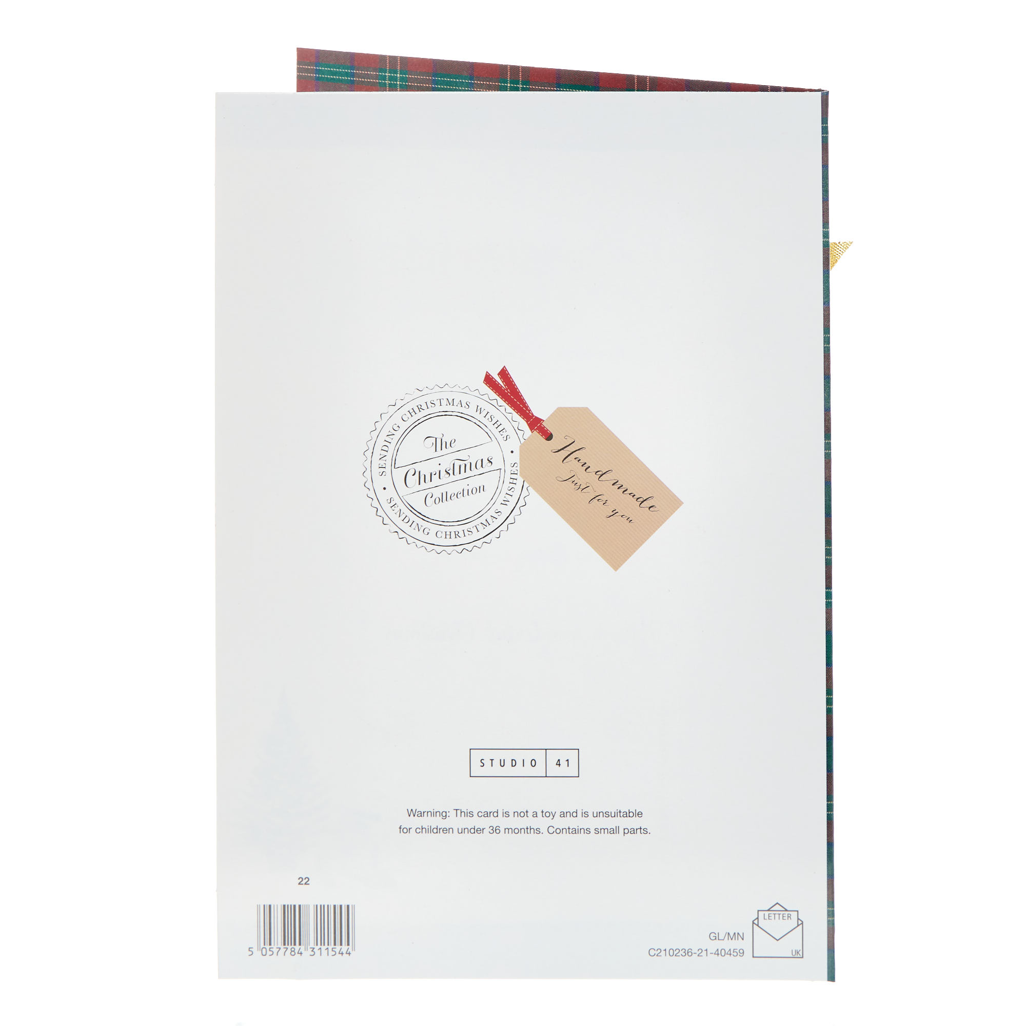 Special Couple Cottage Door Christmas Card