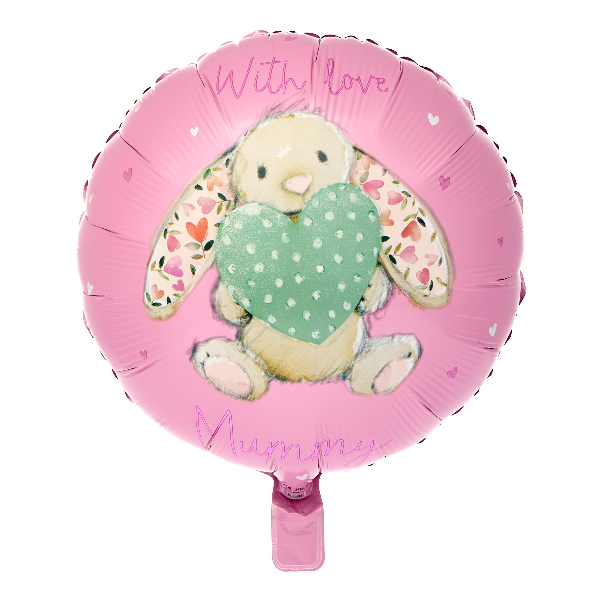 With Love Mummy Bunny 18-Inch Foil Helium Balloon