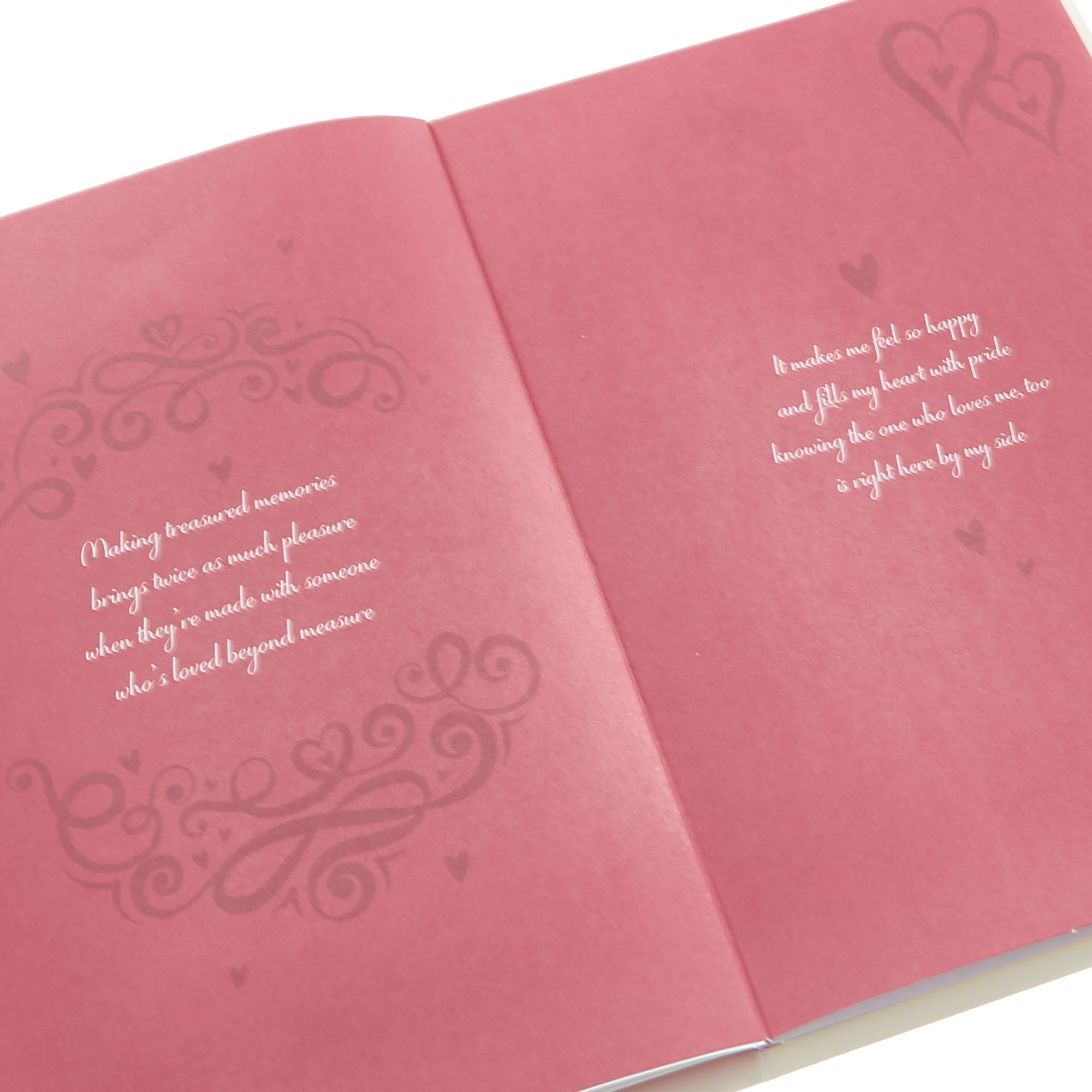 Valentine's Day Card - The One I Love Red & Gold