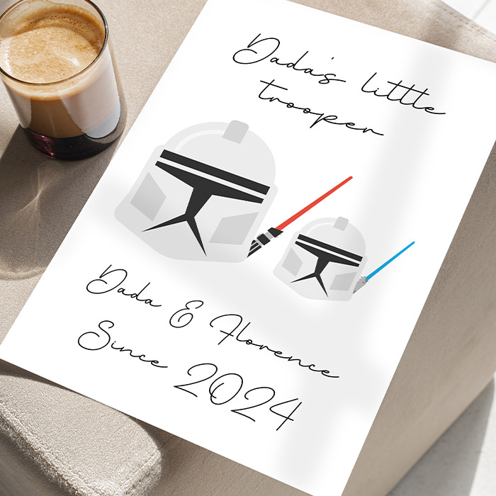 Personalised Storm Trooper Print- Exclusive