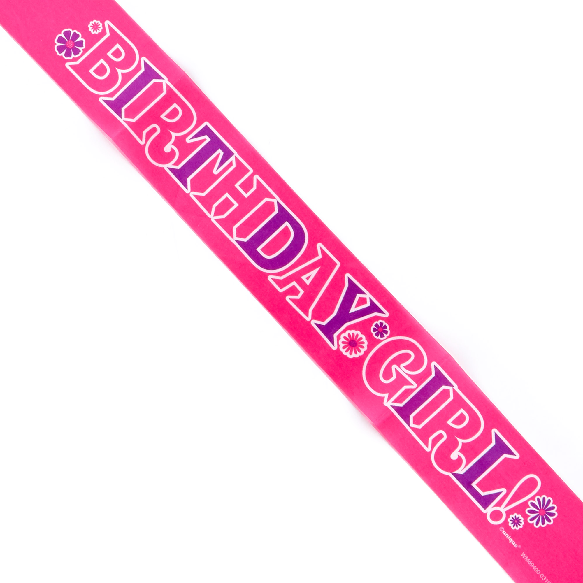 Pink & Purple Birthday Girl Sash