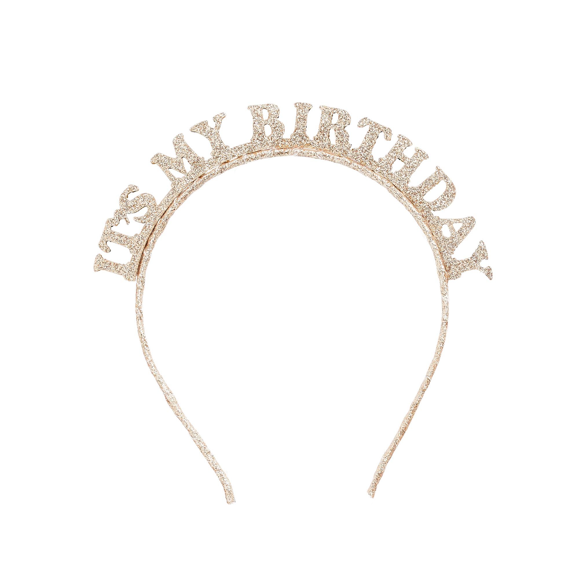 Metallic It's My Birthday Glitter Headband (3 Colour Options)