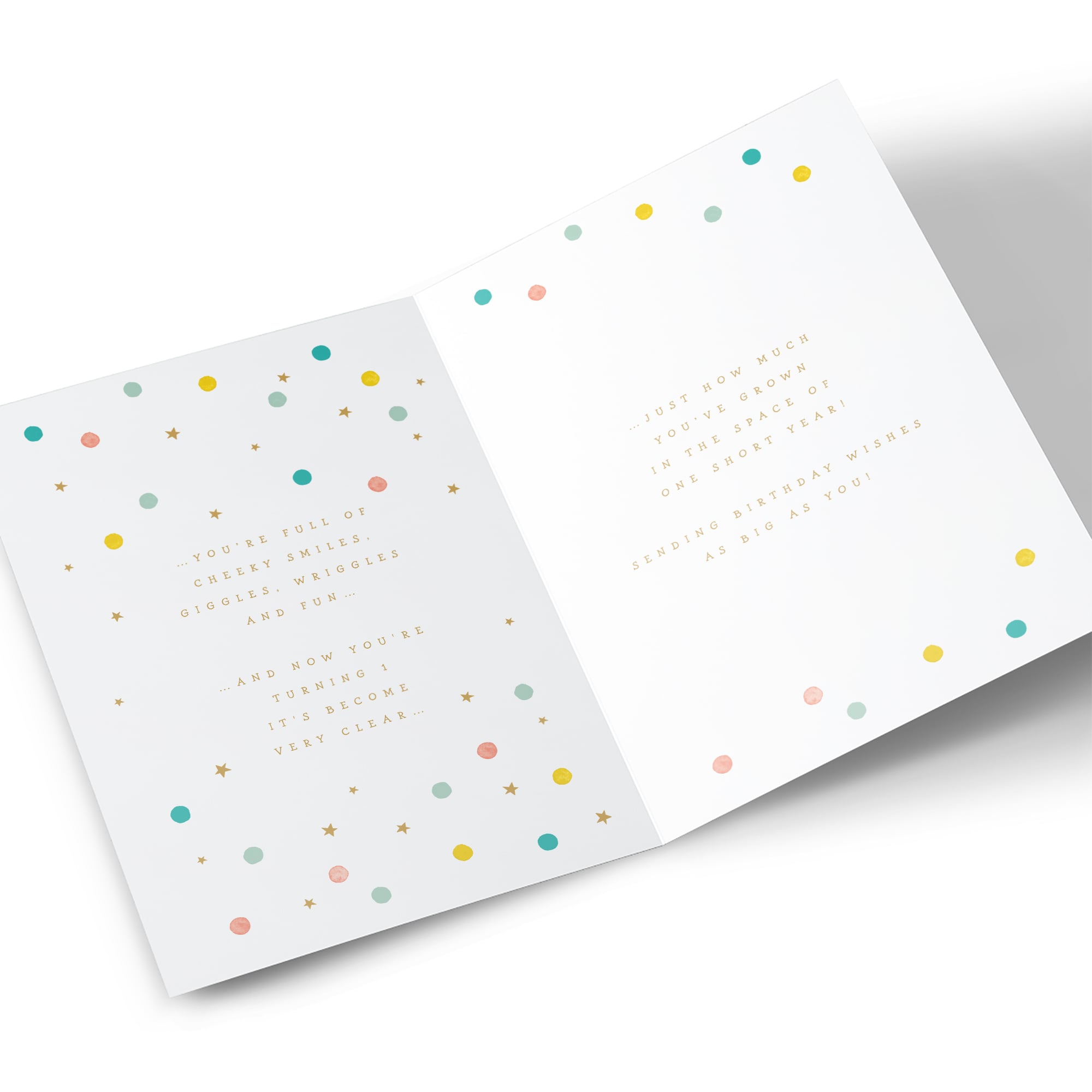 1st Birthday Card - Armful of Cuteness