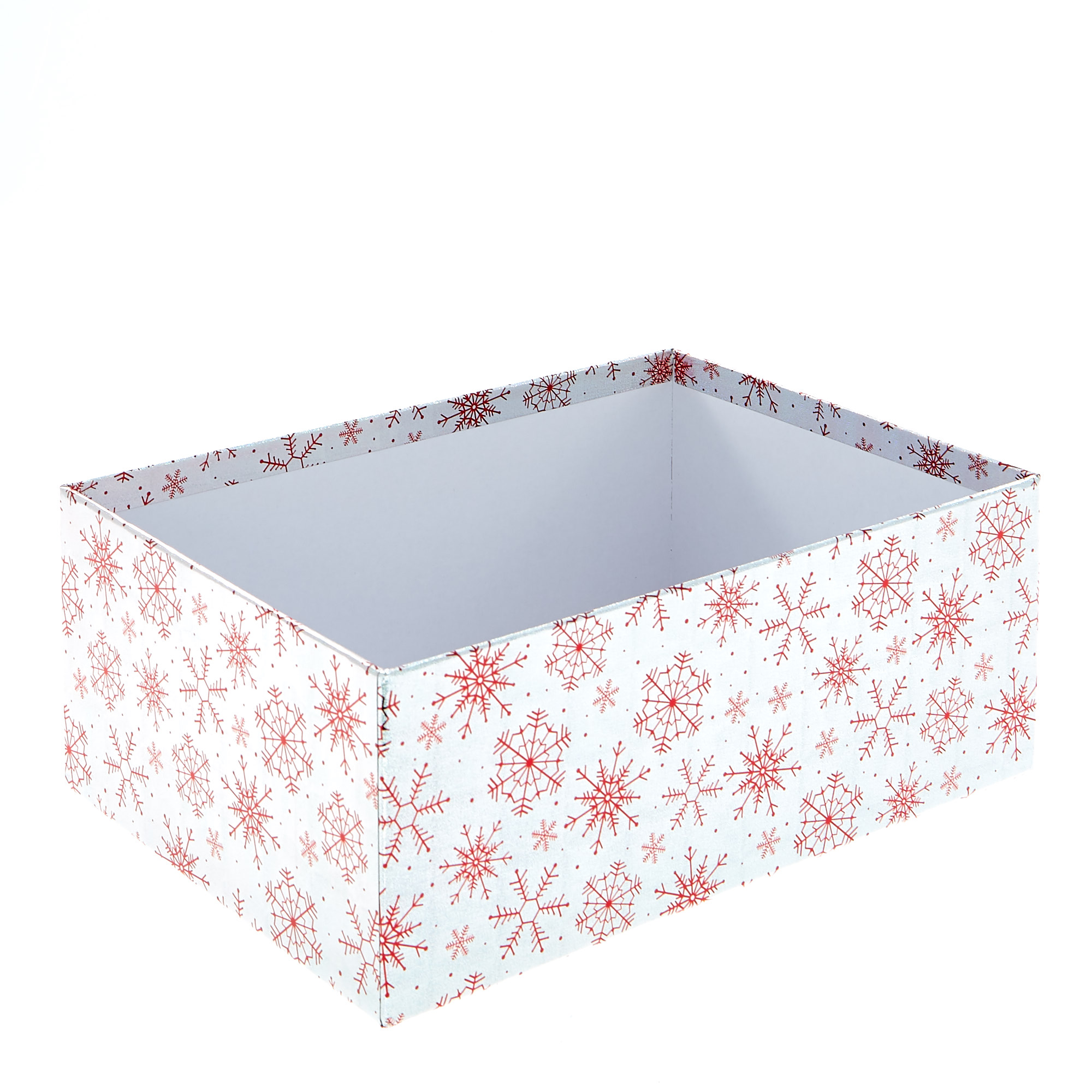 Holographic Silver Christmas Gift Boxes - Set Of 3 