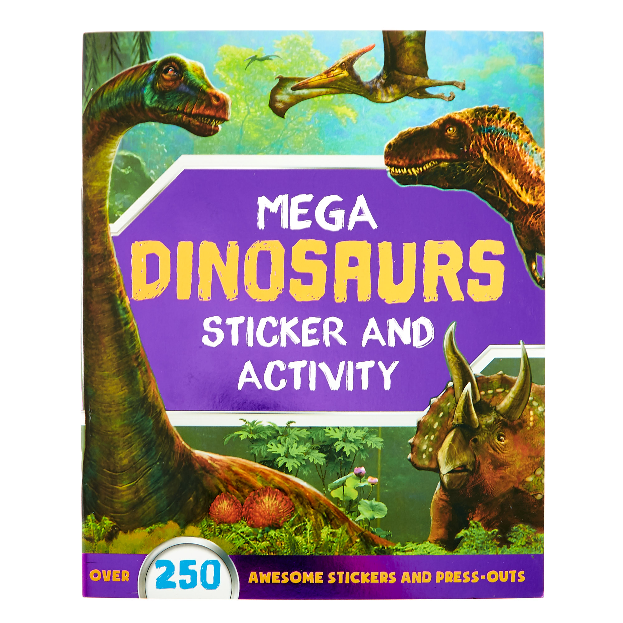 Dinosaurs Sticker & Activity Books - Set Of 3