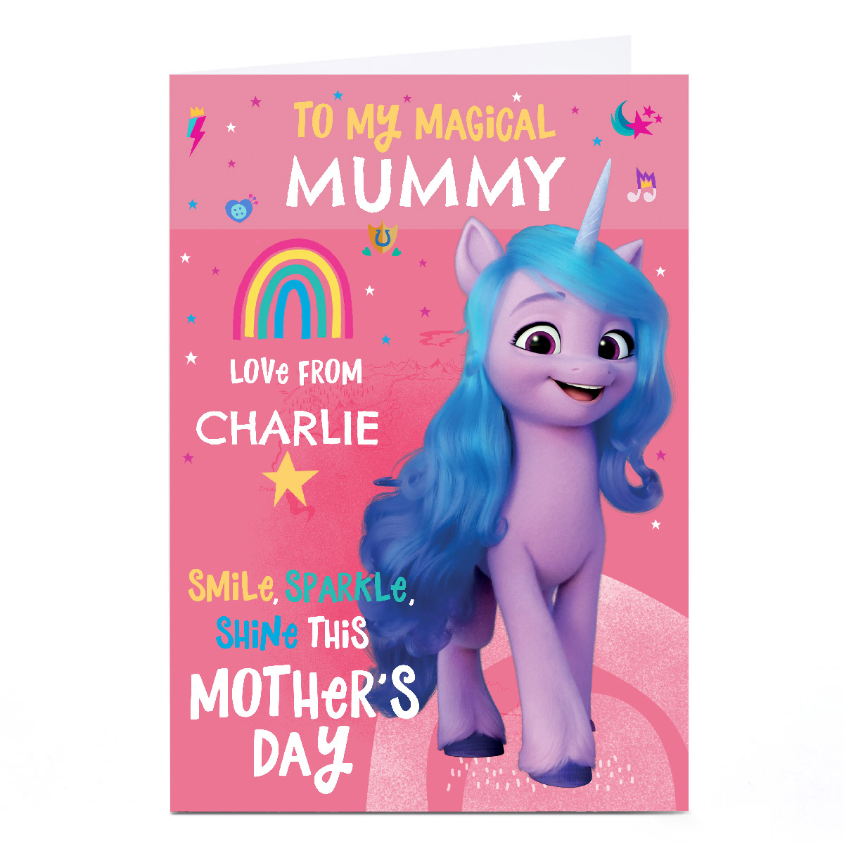 Personalised My Little Pony Mother's Day Card - My Little Pony Mummy