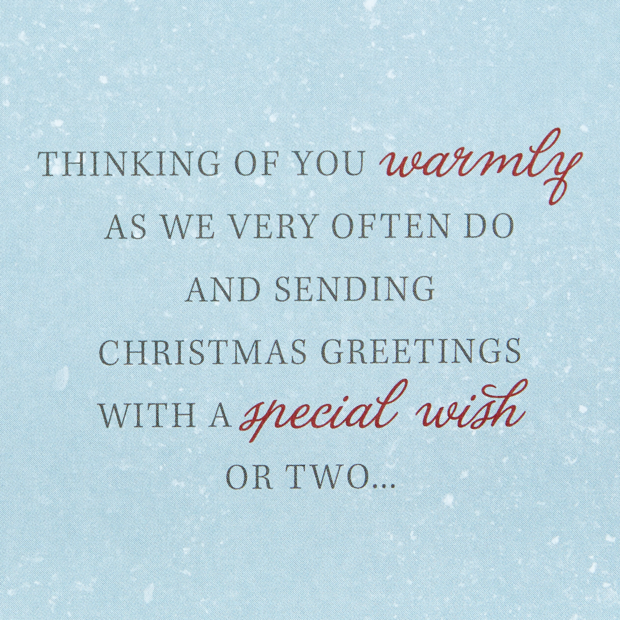 Christmas Card - To Special Friends