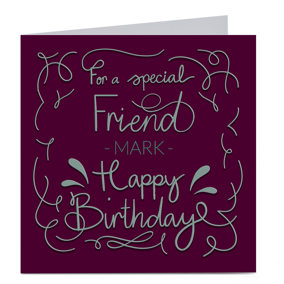 Personalised Birthday Card - Special Friend Any Name