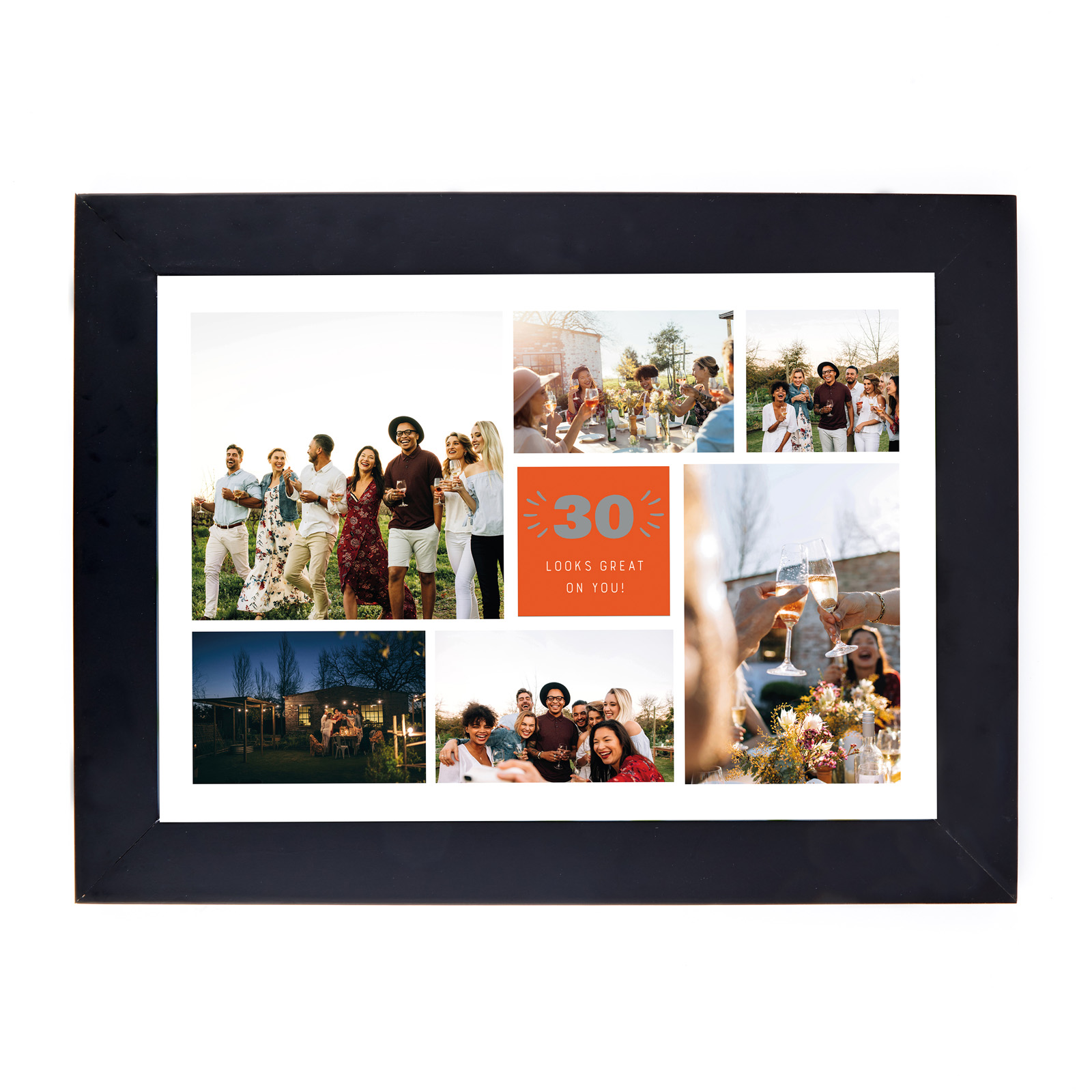 Personalised 30th Birthday Photo Print - Editable Age, Looks Great On You (Landscape)