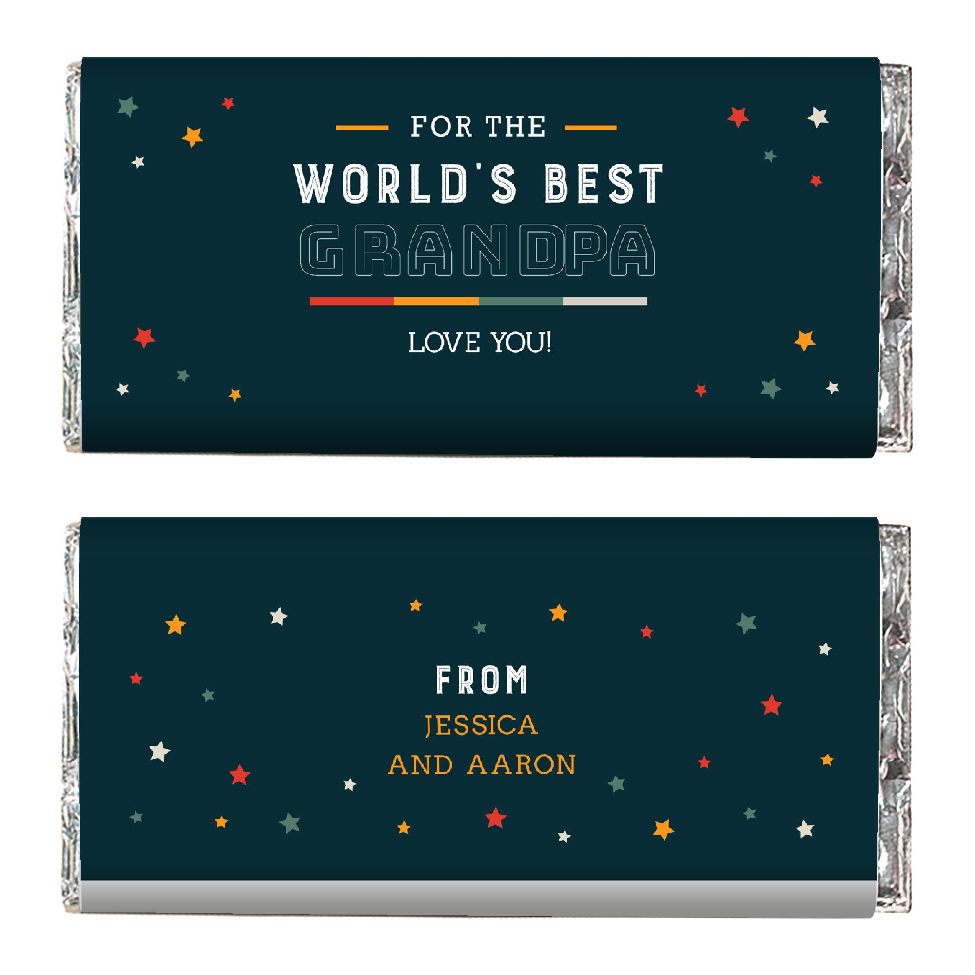 Personalised Chocolate Bar - World's Best