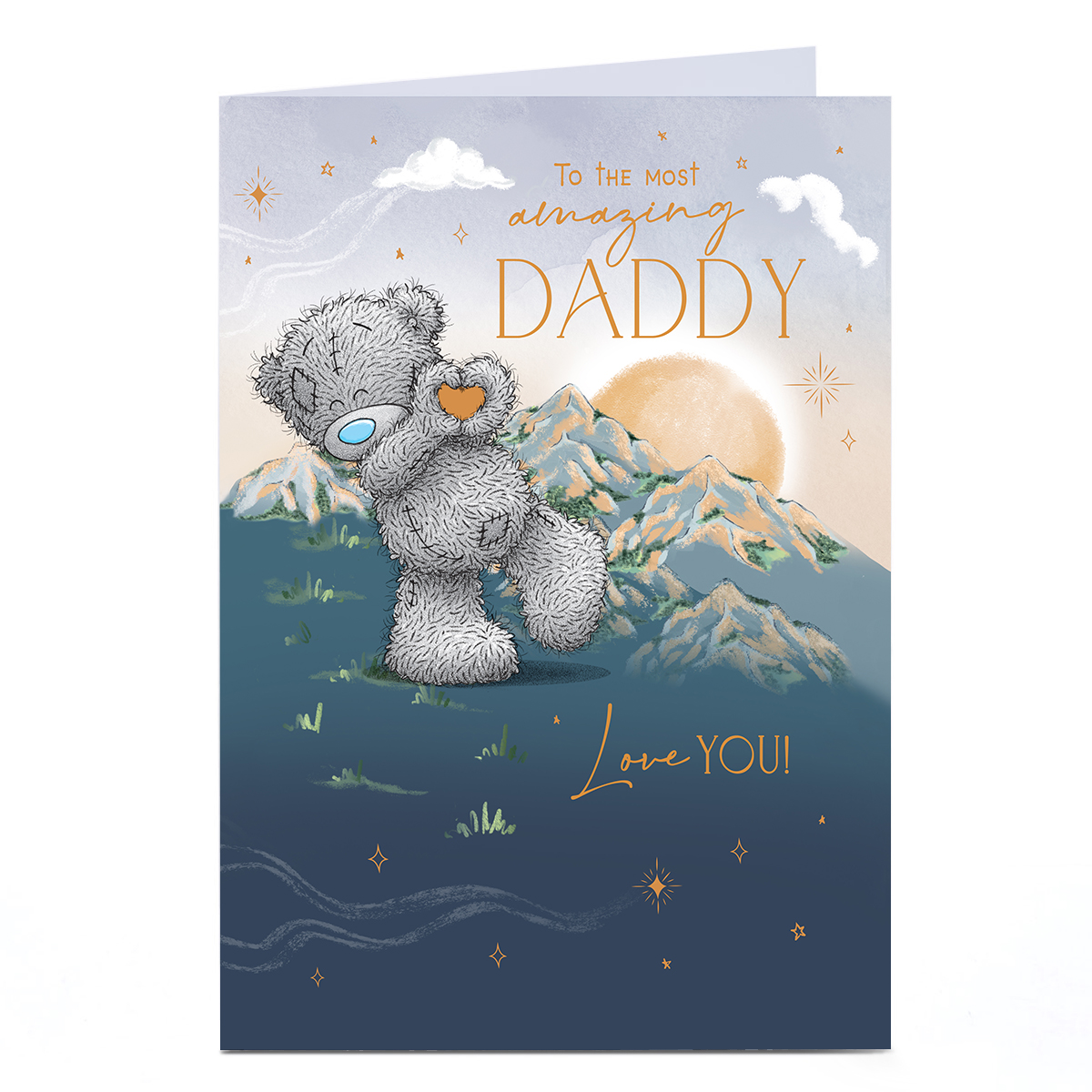 Personalised Tatty Teddy Father's Day Card - Most Amazing Daddy