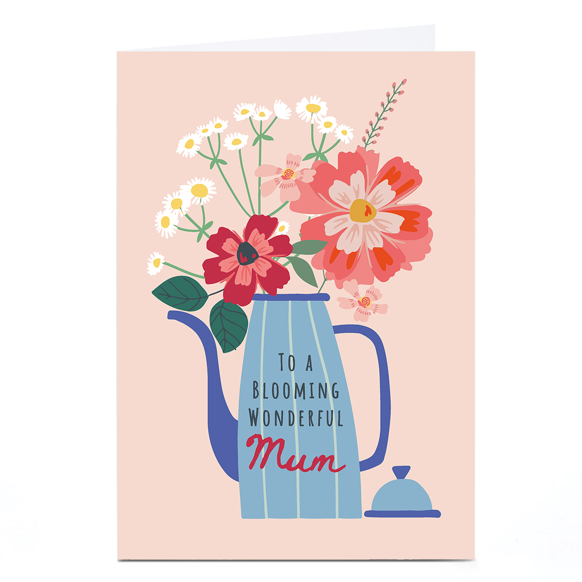Personalised Bev Hopwood Mother's Day Card - Bloomin Wonderful Mum