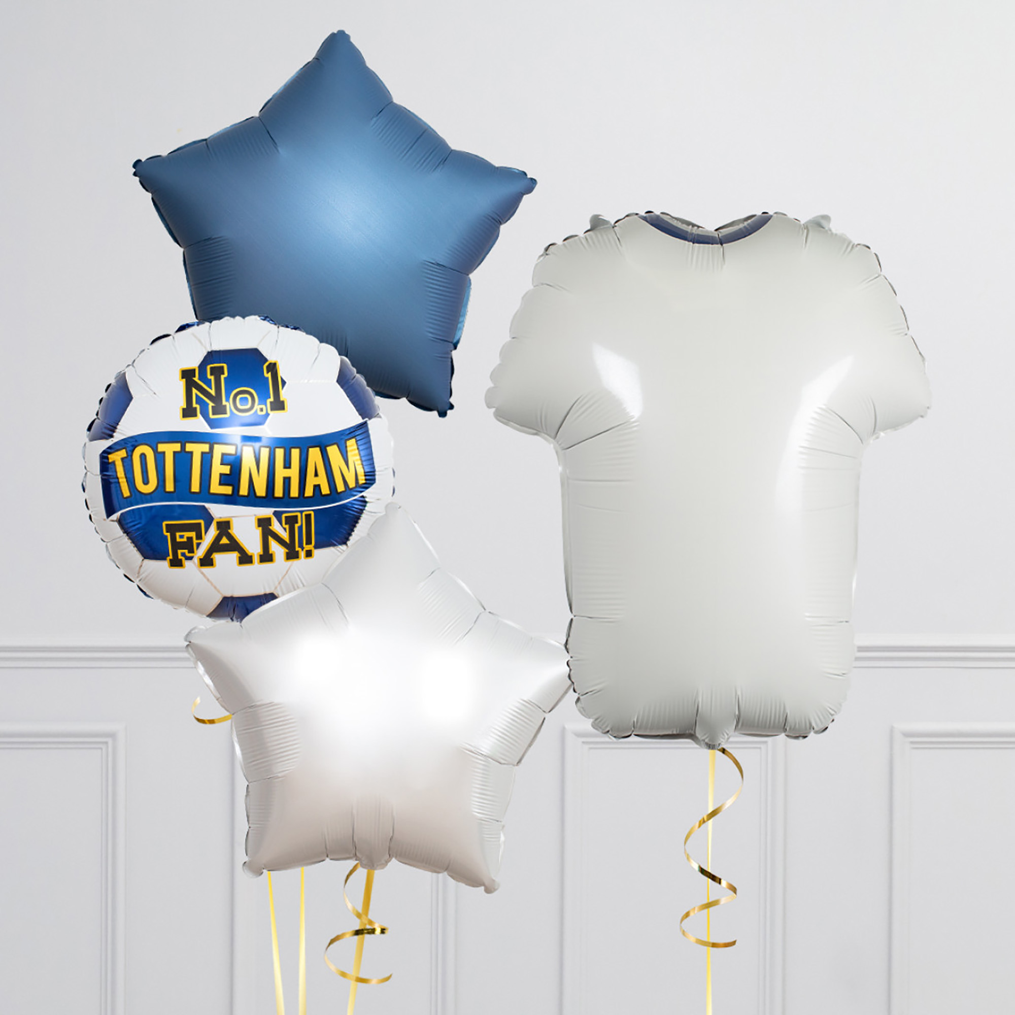 Tottenham Hotspur Football Club Supershape & Foils Balloon Package - Delivered Inflated!
